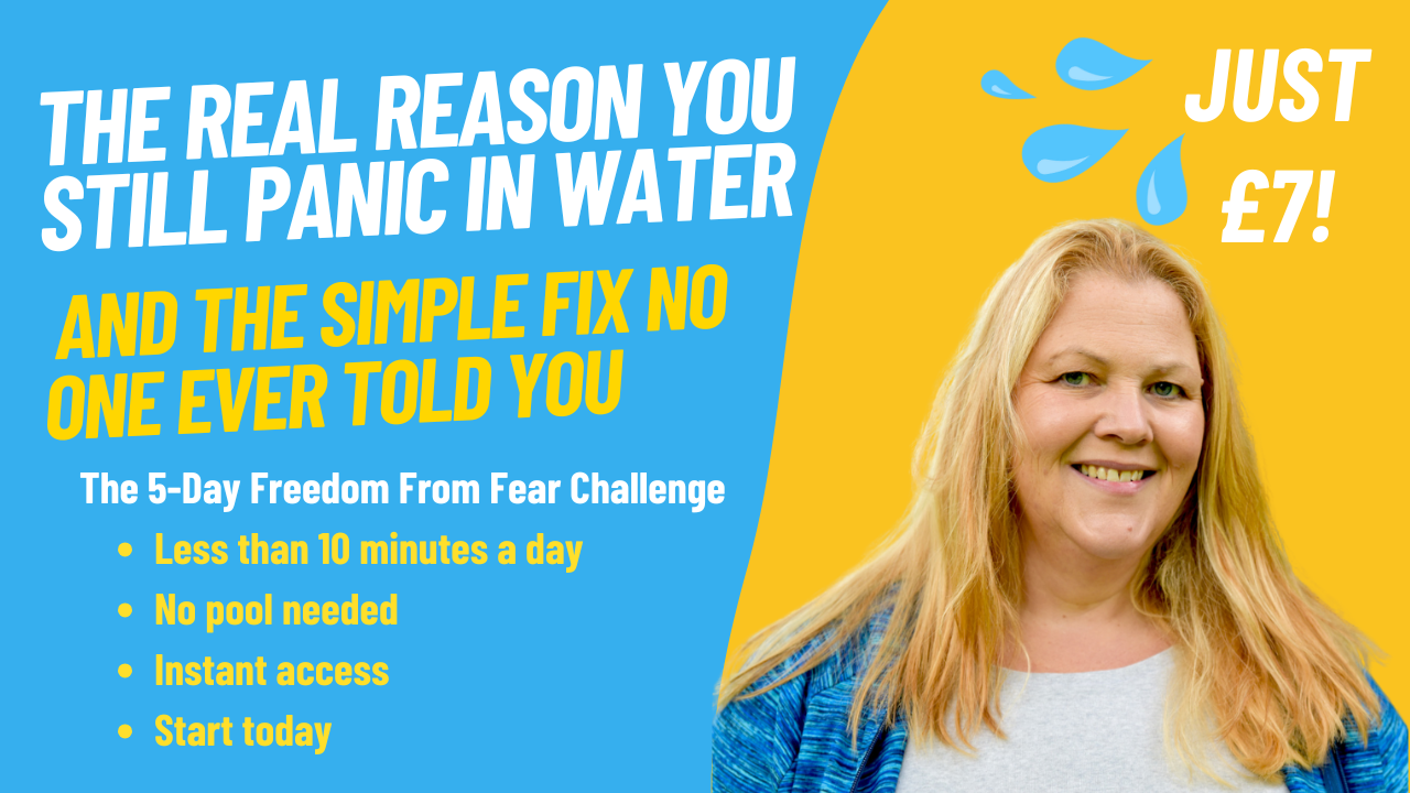 Overcome fear of water challenge